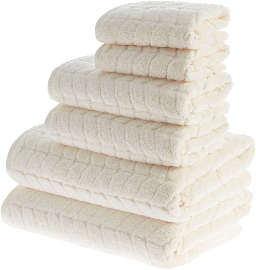 BAGNO MILANO Turkish Cotton Ultra-Soft Plush Towel Set