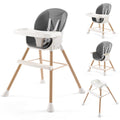 6-in-1 Convertible High Chair for Babies & Toddlers - Stable, Easy