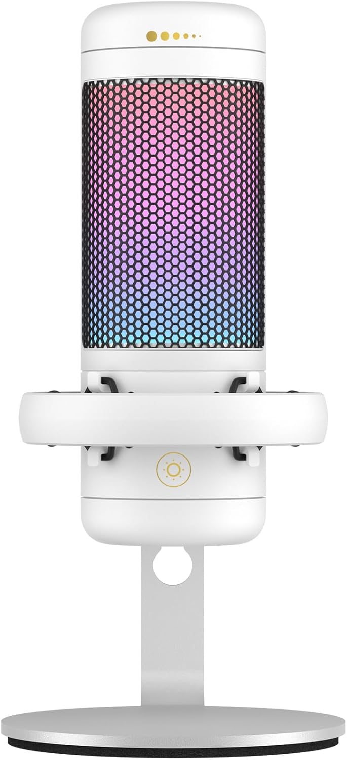 TONOR TC320 Gaming Mic with RGB Lighting for Streaming and Recording