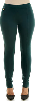 Pull On Ankle Pant with Metal Tab - Flattering Work to Night Legging