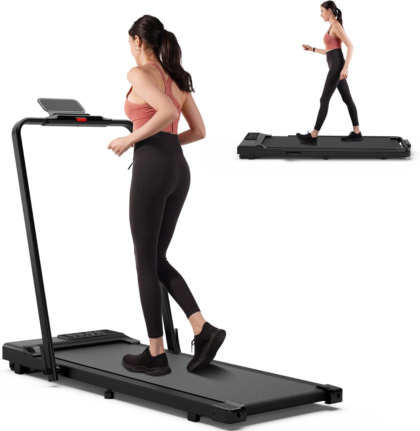 DeerRun 3 in 1 Walking Pad Treadmill for Home Office Use