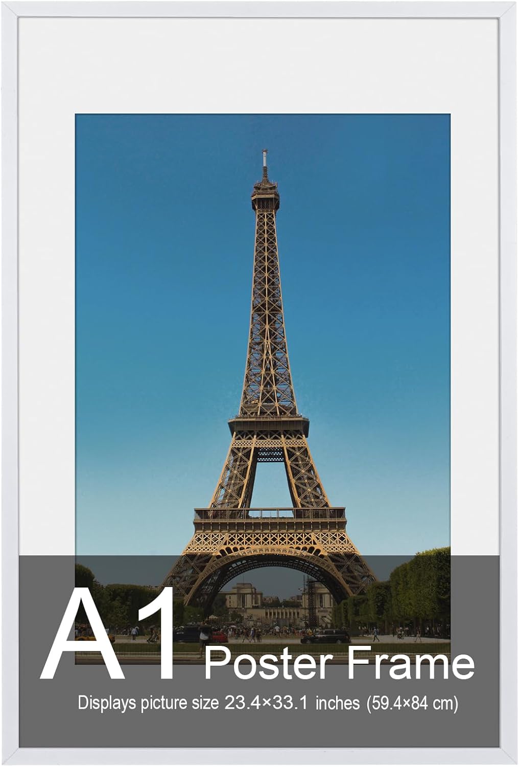 A1 Picture Frame for Home and Exhibition - Solid Wood Design