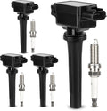 UF656 Ignition Coil & 93501 Double Iridium Spark Plug Kit - Reliable