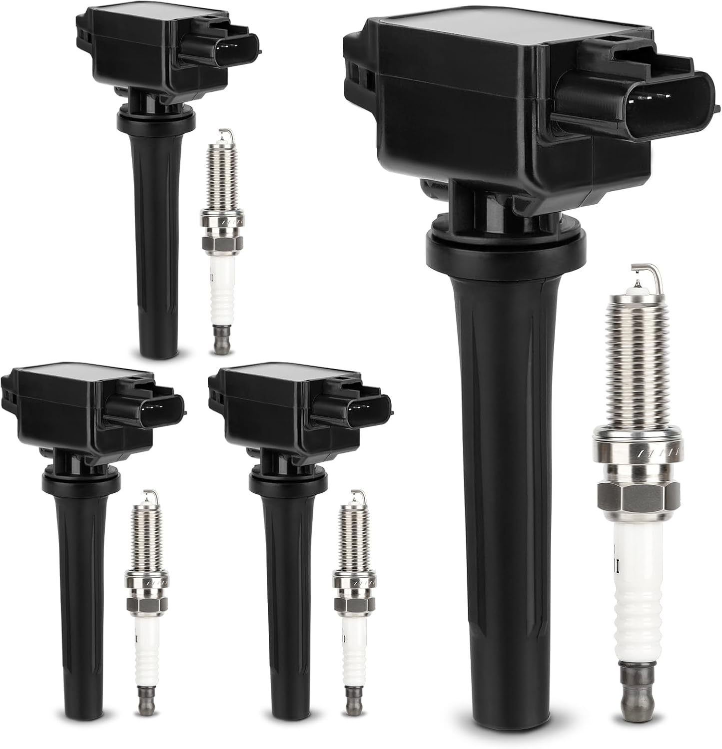 UF656 Ignition Coil & Double Iridium Spark Plug for Mazda