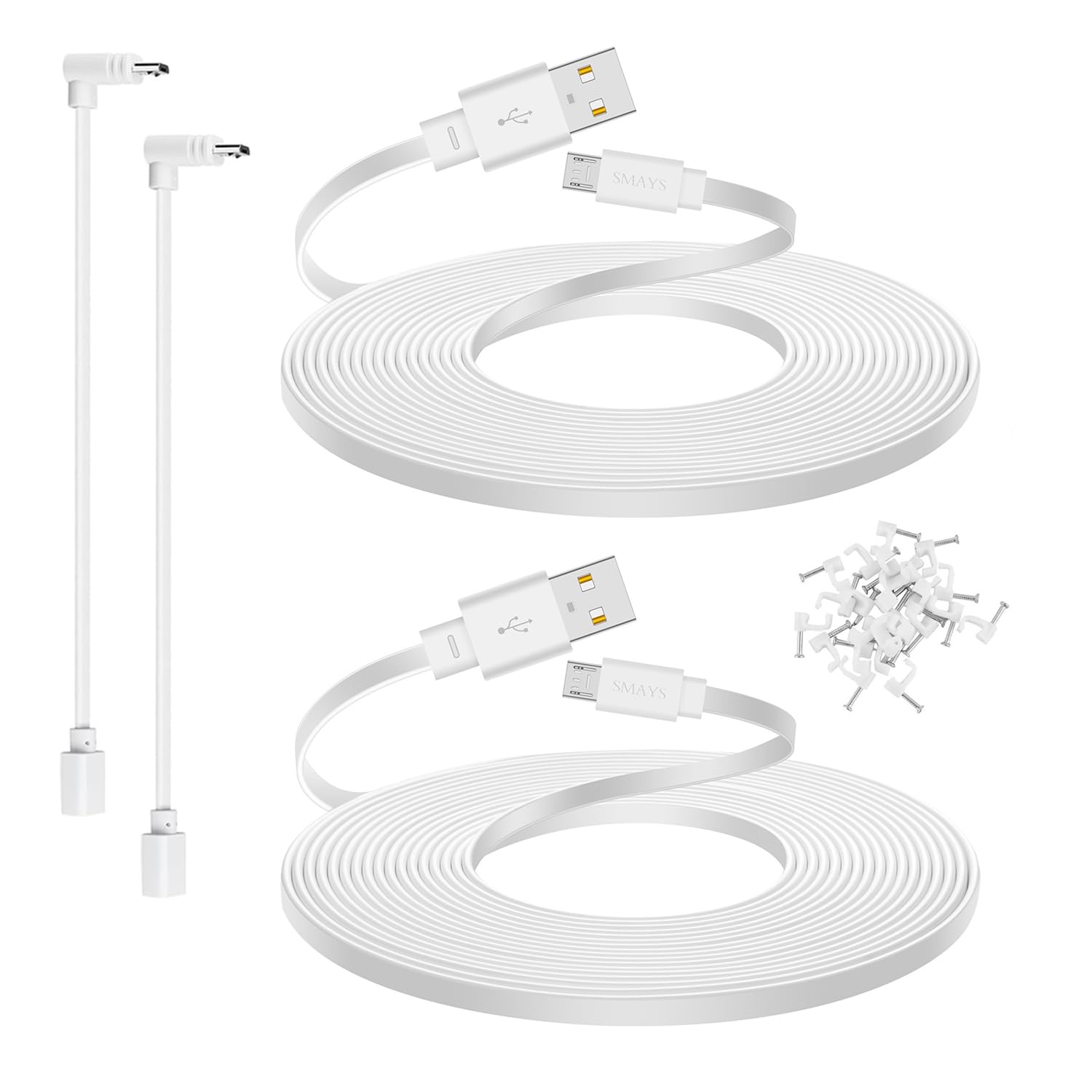 Long Reach for Seamless Security: Smays 25ft Micro USB Extension
