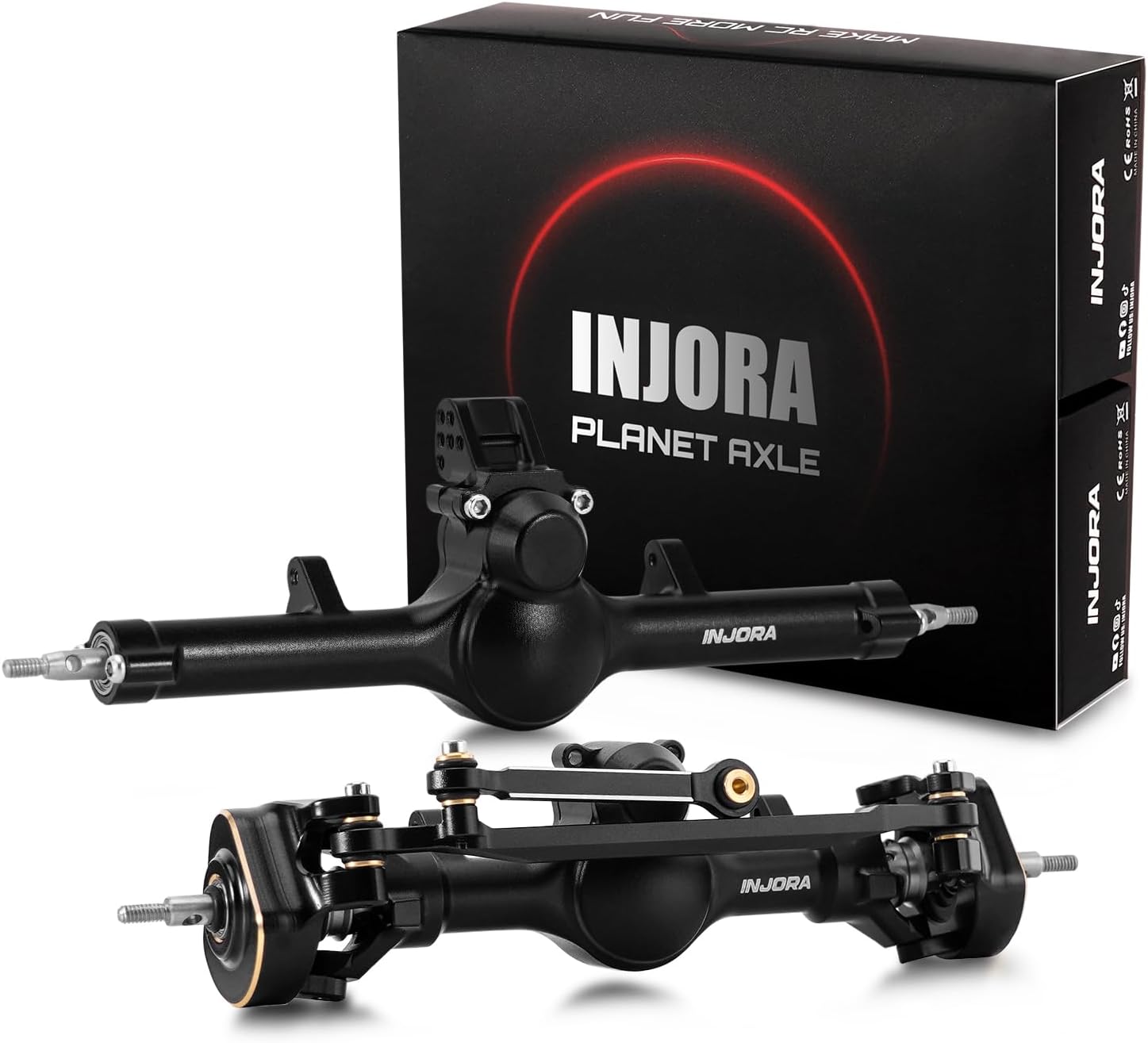 INJORA +4mm Planet Front Rear Axles for SCX24 Upgrade