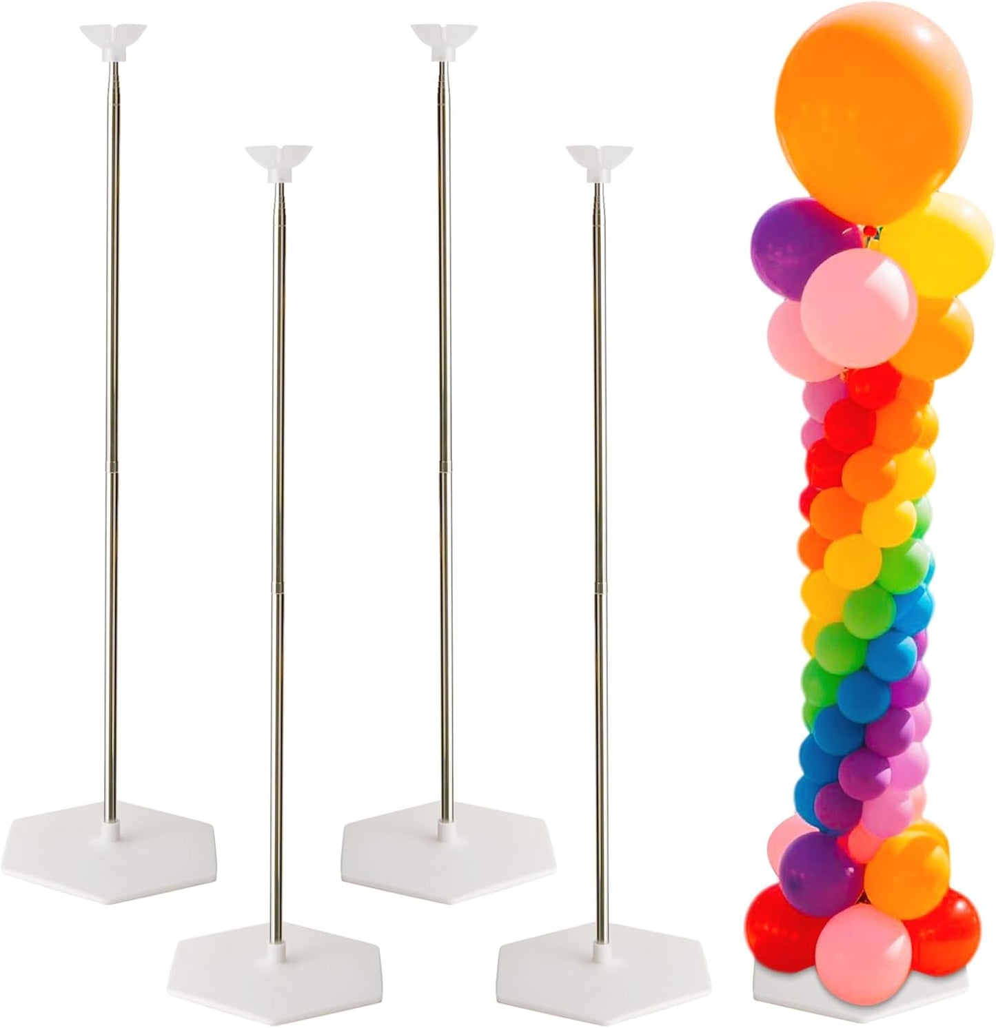 Balloon Stand Set of 4 for Graduation and Birthday Parties