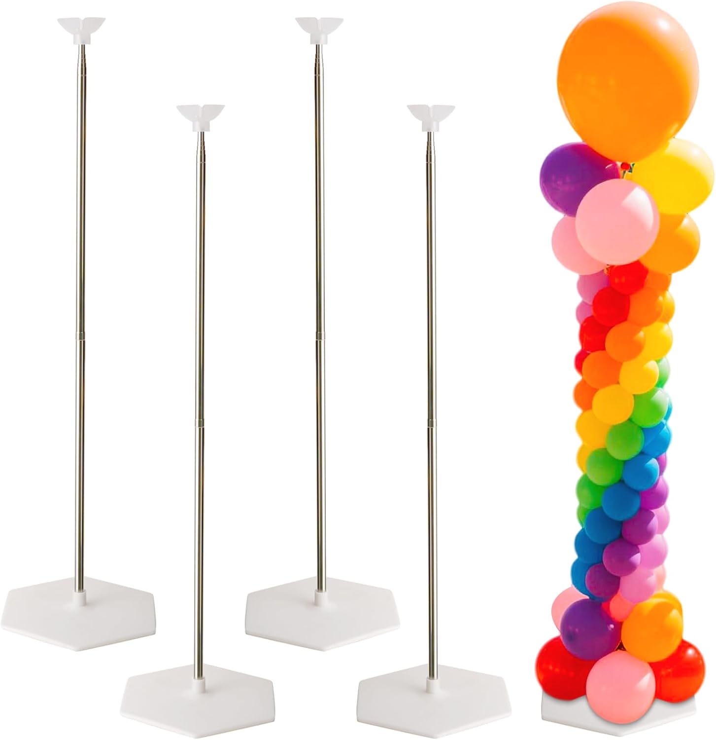 Balloon Stand Set of 4 for Graduation and Birthday Parties