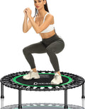 DARCHEN 450 lbs Mini Trampoline for Adults - Quiet, Stable Rebounder