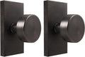 Dummy Door Knob Interior Oil Rubbed Bronze - Modern Round Heavy Duty