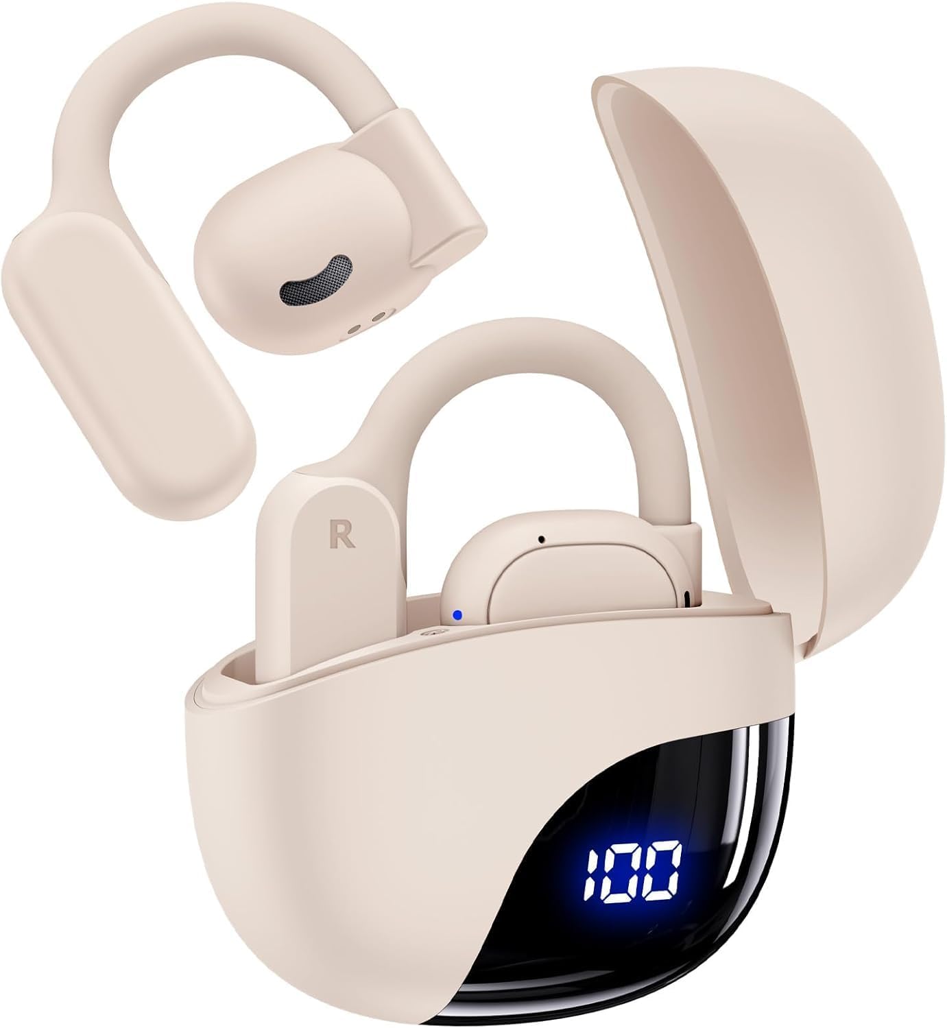 TAGRY Open Ear Earbuds with 80Hrs Playtime and IPX7 Waterproof