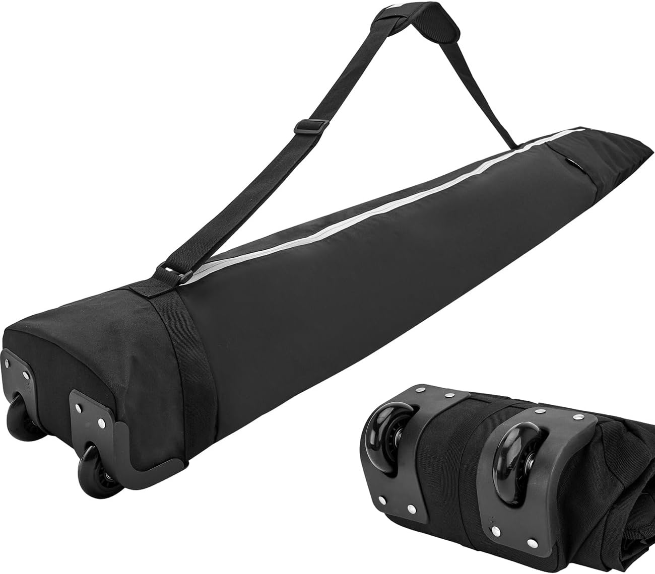 Wheeled Snowboard Bag: Adjustable Length, Travel-Friendly!