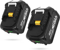 2 Packs 6.0Ah Replacement for Makita 18V Battery - Longer Run Time
