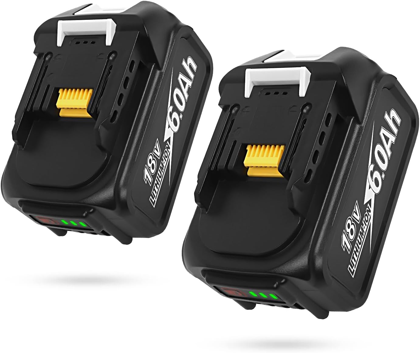 Powerful 6.0Ah Replacement for Makita 18V Battery - 2 Packs