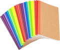 24 Pack A5 Kraft Notebooks - Colorful Bulk Notebooks for Notes