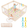 Playpen for Babies and Toddlers 50x50 in - Large Portable Playyard