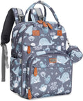 BabbleRoo Diaper Bag Backpack - Spacious, Travel Ready