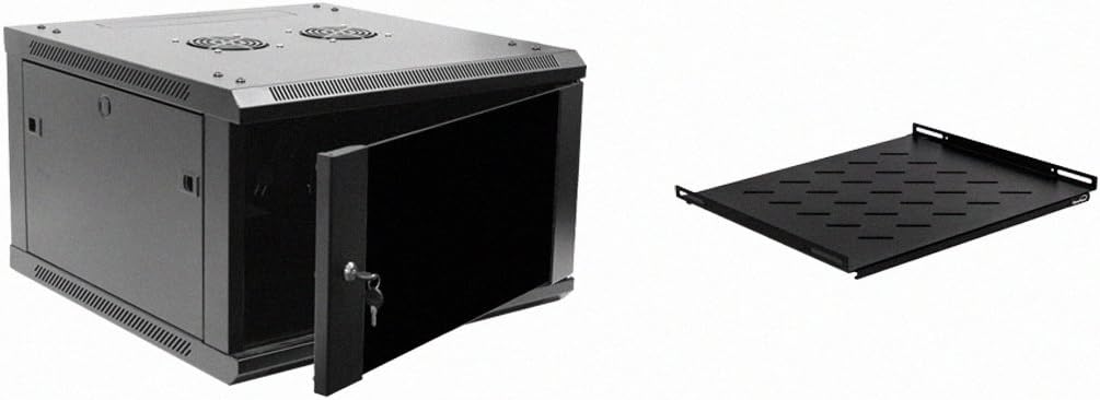 Navepoint 6U Deluxe IT Wallmount Cabinet for Network Racks