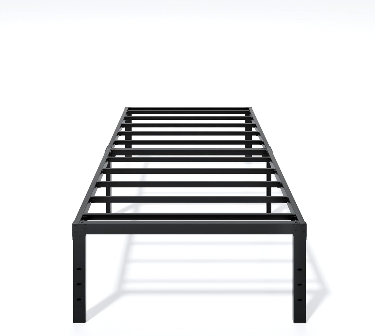 Metal Bed Frame Twin Size - Heavy-Duty Platform Bed Frame