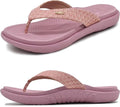 KuaiLu Womens Flip Flops with Arch Support - Orthotic Comfort