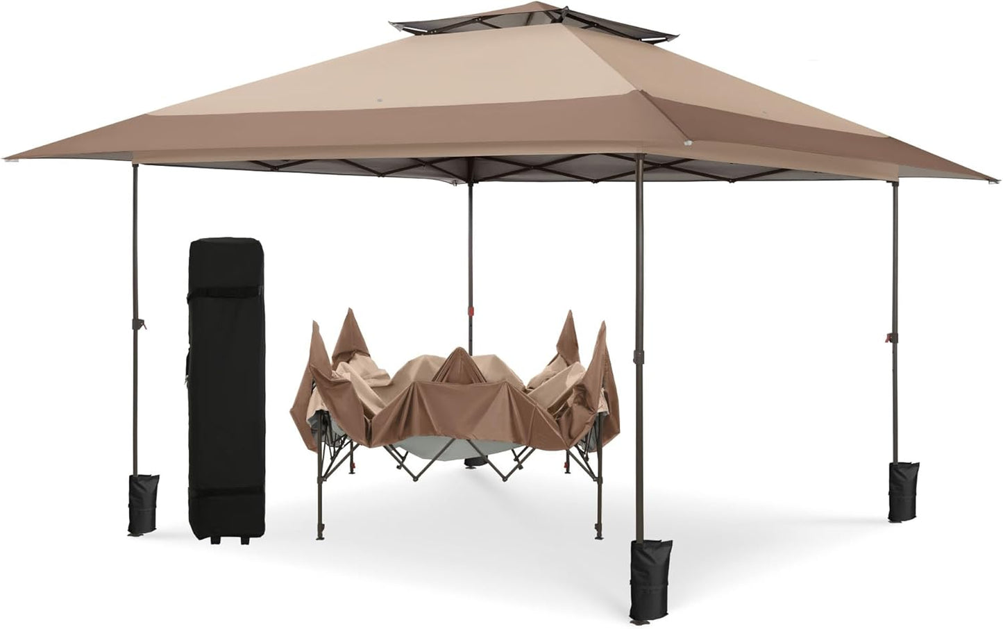 PHI VILLA 13x13 Pop Up Canopy Tent for Instant Outdoor Shade