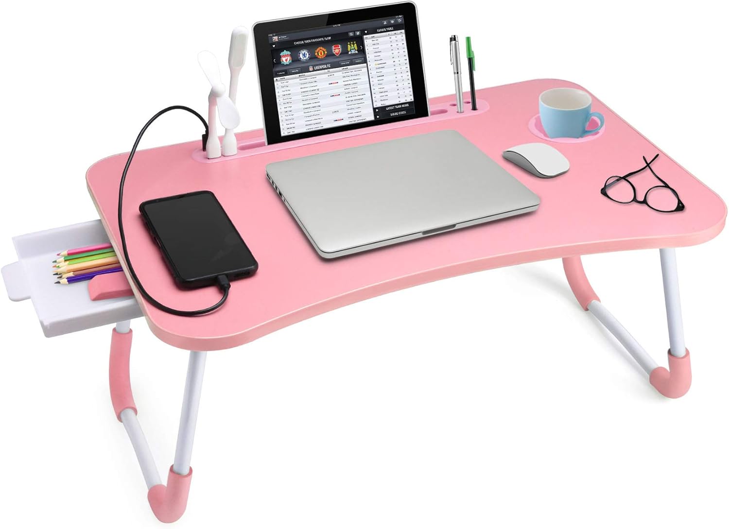 Slendor Foldable Laptop Stand: Portable Comfort