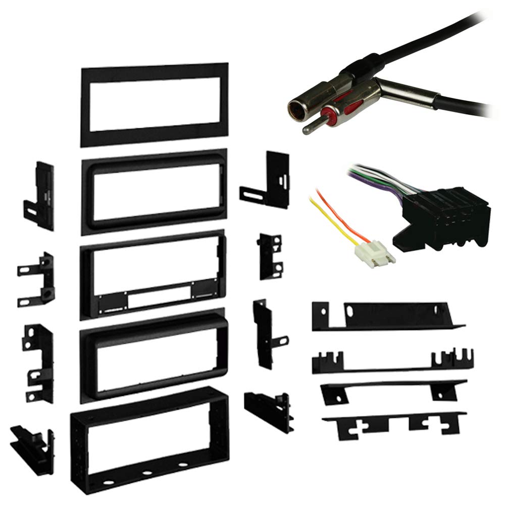 Harmony Audio Compatible Single DIN Stereo Harness Dash Kit Package