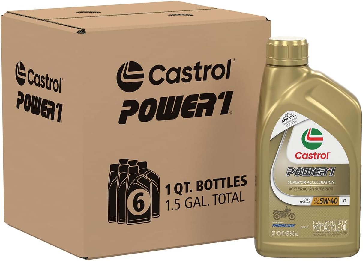 Castrol Power1 4T 5W-40 Full Synthetic Motorcycle Oil Review