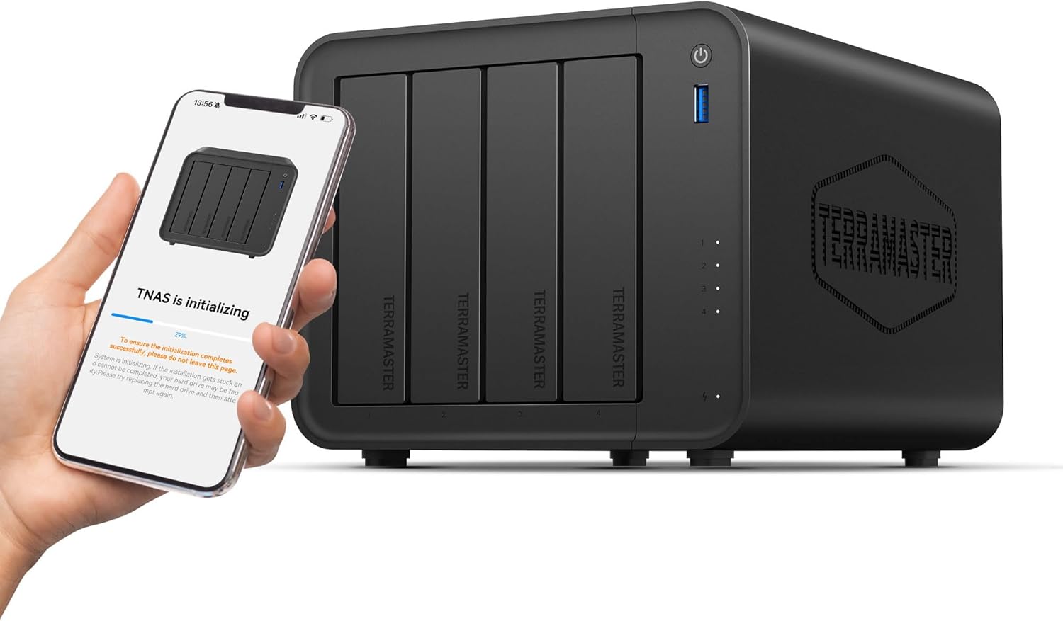 TERRAMASTER F4-425 4-Bay NAS Storage for Home Multimedia Needs