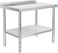 Stainless Steel Prep & Work Table 24 x 36 in - Durable NSF Commercial