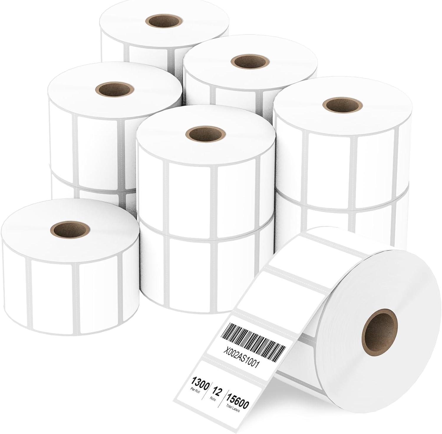 2in x 1in Direct Thermal Labels for Barcodes and Postage Use