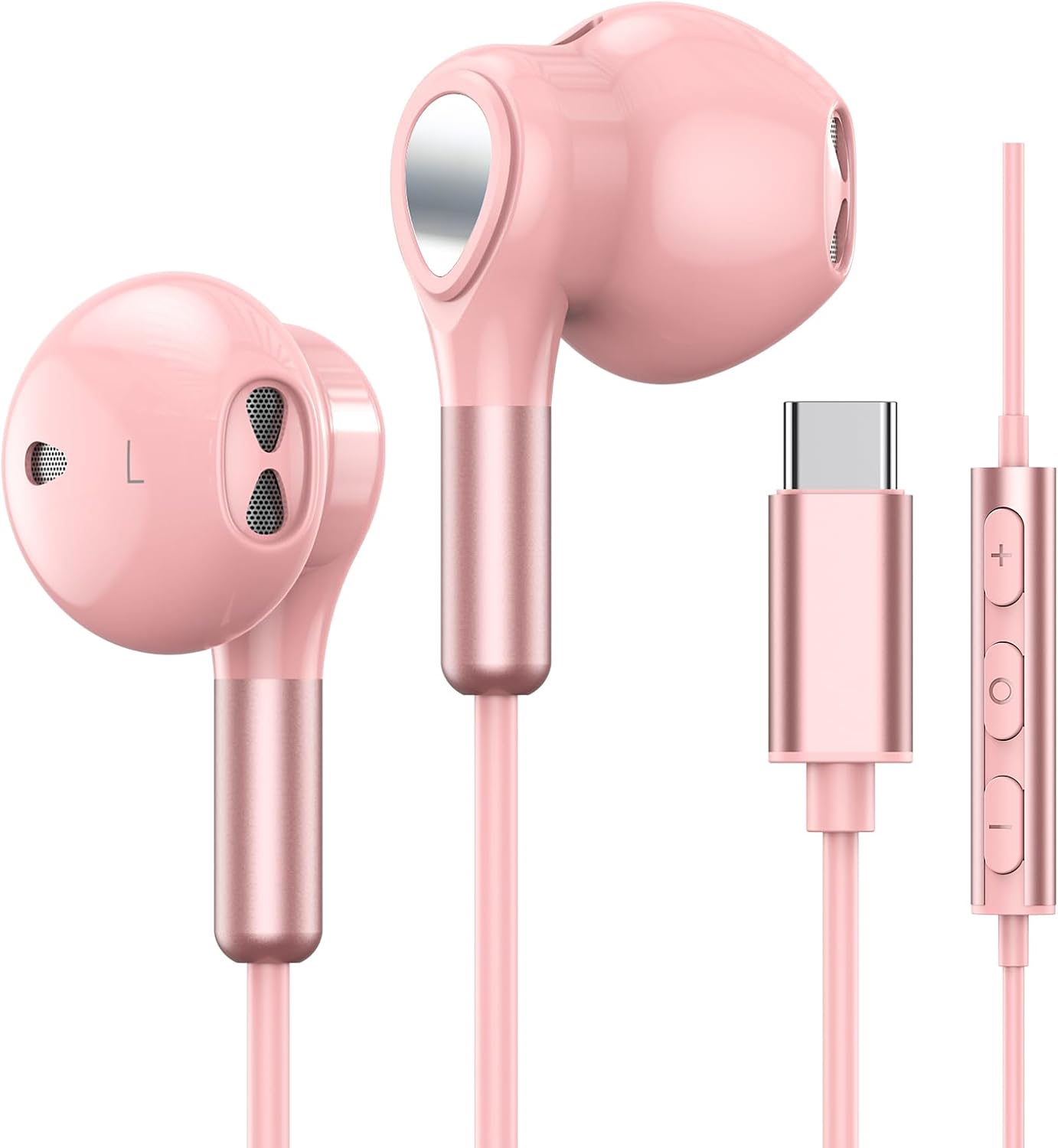 USB C Headphones | Mic Volume Control | Wide Device Compatibility