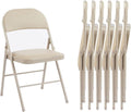 Sweetcrispy Folding Chair 6 Pack - Padded Leather Folding Chairs