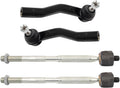 TRQ Front Inner and Outer Tie Rod Set for 2018-2021 Toyota C-HR