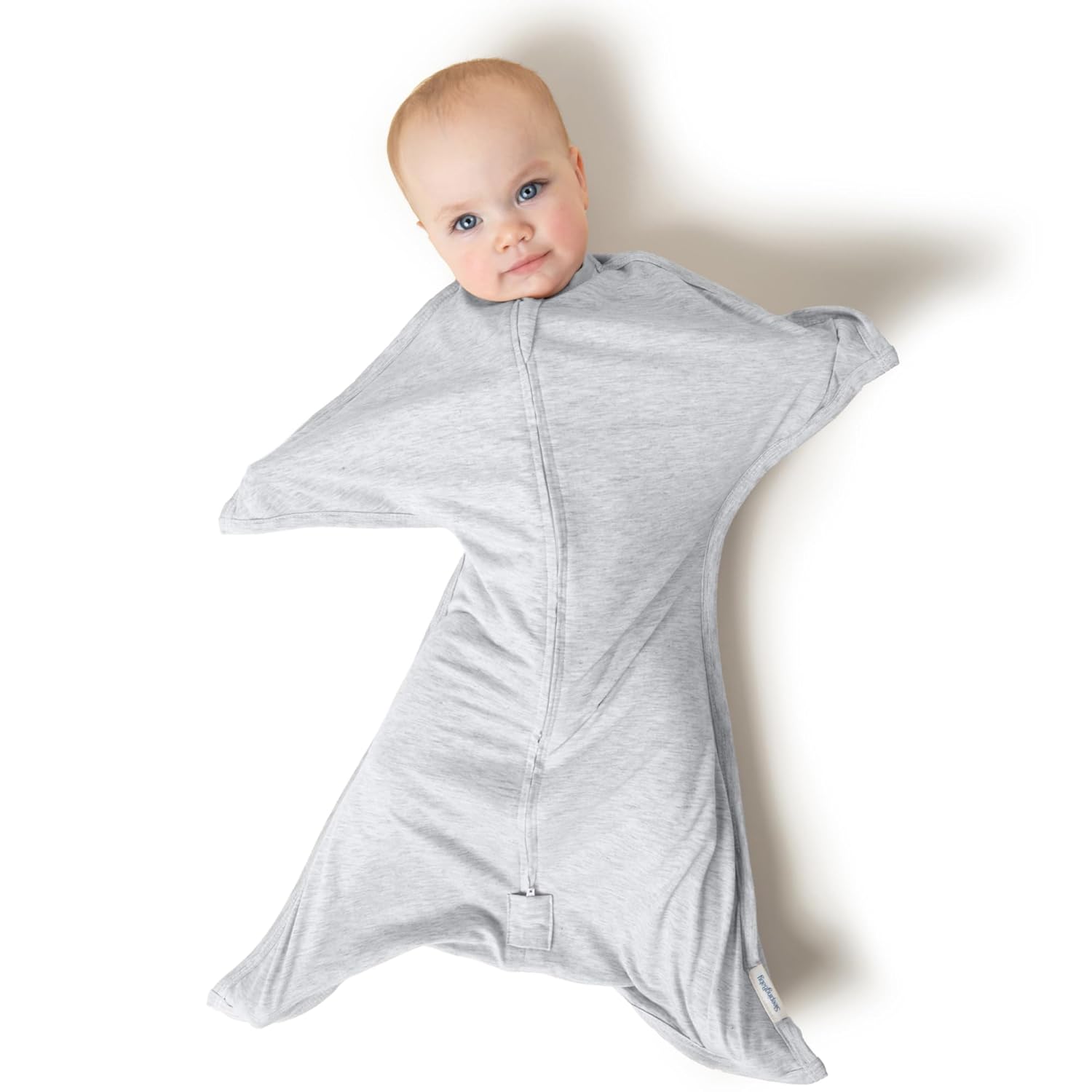SleepingBaby Zipadee-Zip Transition Swaddle for Cozy Sleep