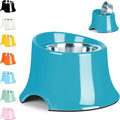 Elevated Dog Bowls - Non-Slip Stainless Steel Feeder for Medium Dogs