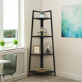 Tall Corner Shelf Stand 4-Tier Display Shelves - Space-Saving Corner