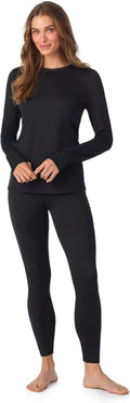 Cuddl Duds Womens Fleece Lined Thermal Base Layer Set - Warm Jewelry