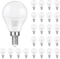 E12 LED Candelabra Bulbs 6W 5000K - Bright Daylight for Fans