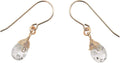 Women's Birthstone Crystal Drop Earrings - Gold Filled Elegance
