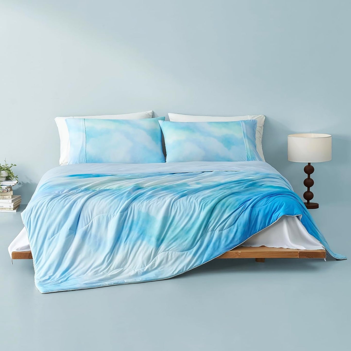 Cozy Bliss Cooling Comforter Set for Hot Sleepers and Night Sweats