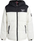 Reebok Boys Puffer Jacket - Heavyweight Water & Wind Resistant Coat