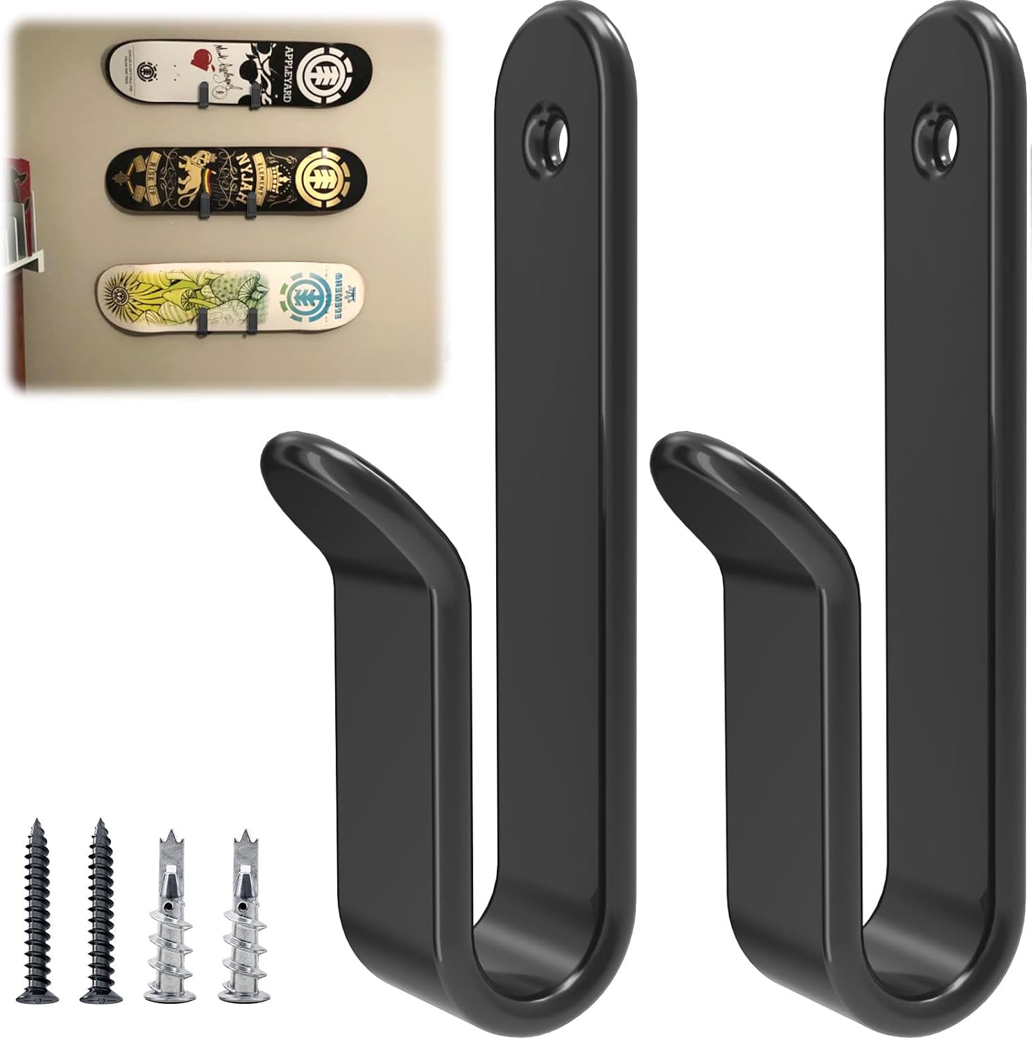 Space-Saving Snowboard Wall Mount by IRENPORU