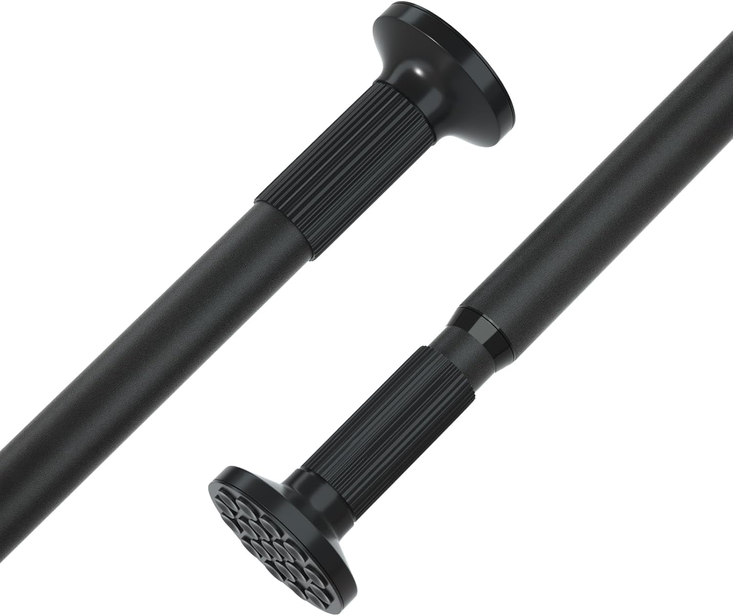 Tension Curtain Rod 51-166 Inch, Adjustable Spring Shower Rod