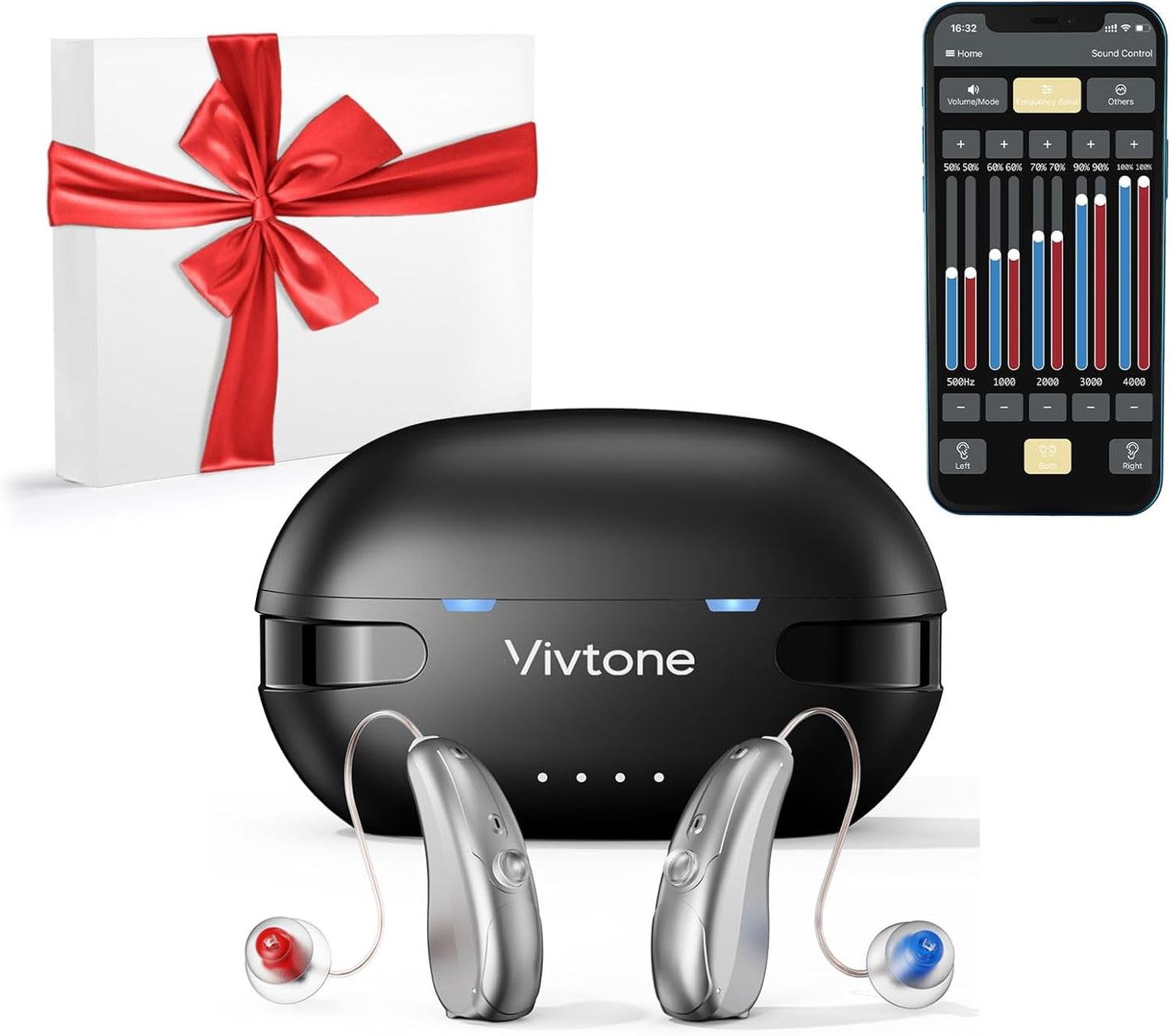 Bluetooth Hearing Aids for Phone Calls & Music Streaming
