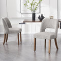 VKNOW Set of 2 Modern Wooden Dining Chairs for Stylish Homes