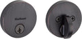 Kwikset Uptown Deadbolt Lock Venetian Bronze - Secure, Easy to Rekey
