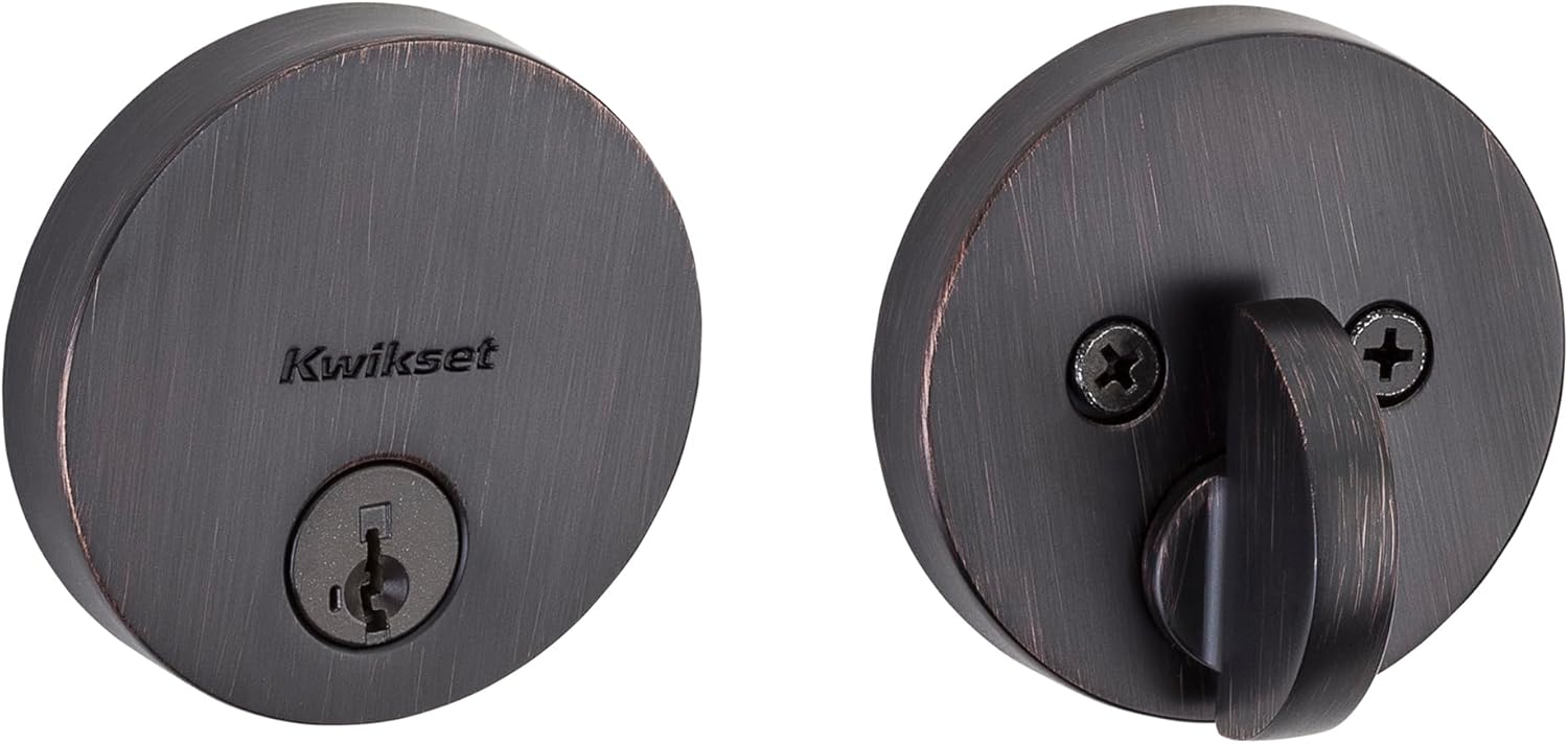 Kwikset Uptown Deadbolt Lock with SmartKey Security Features