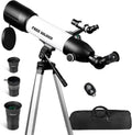 FREE SOLDIER 80mm Aperture 500mm Refractor Telescope - Beginner