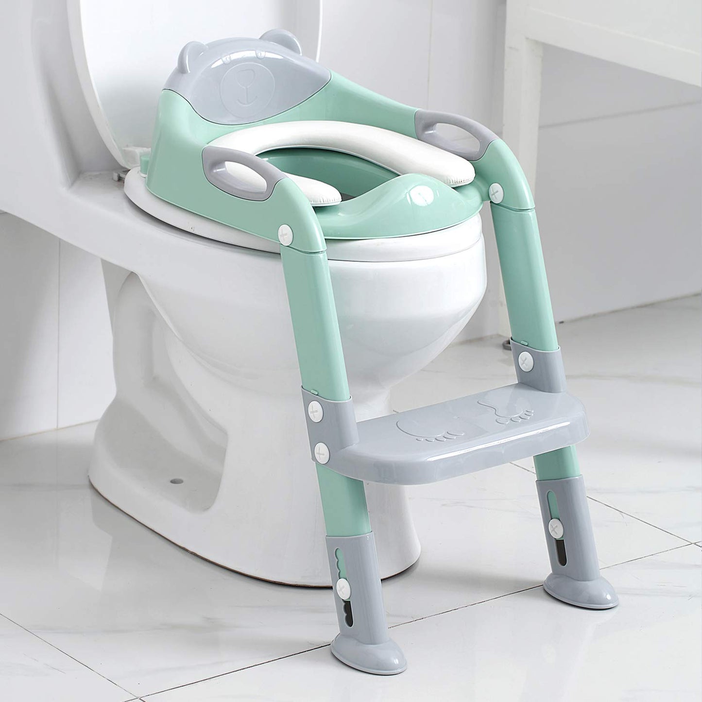 Potty Training Toilet Seat for Boys and Girls with Step Stool
